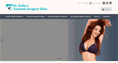 Desktop Screenshot of plasticcosmeticsurgeryindia.com