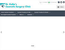 Tablet Screenshot of plasticcosmeticsurgeryindia.com